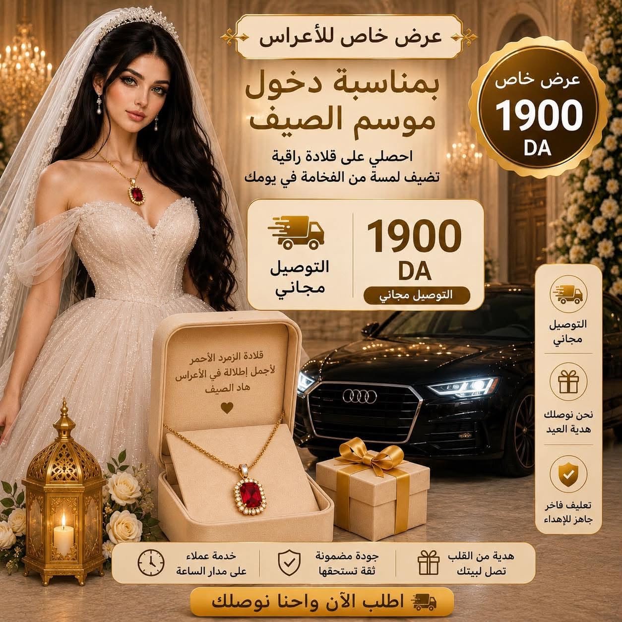 قلادة روح الزمرد الحمراء